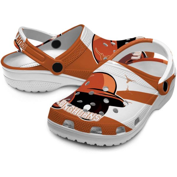 Custom Texas Longhorns Baseball Helmet Crocs Latest Model