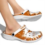 Custom Texas Longhorns Splash Art Crocs Best selling