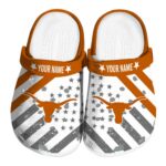 Custom Texas Longhorns Star Spangled Graphic Crocs Best selling