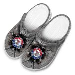Custom Texas Rangers Cracked Ground Texture Crocs Best selling