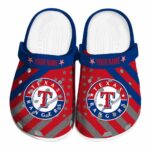 Custom Texas Rangers Star Spangled Graphic Crocs Best selling