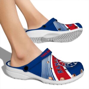 Custom Texas Rangers Vibrant Dual Tone Crocs High quality