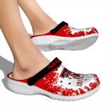 Custom Texas Tech Red Raiders Splash Art Crocs Best selling