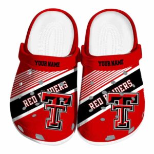 Custom Texas Tech Red Raiders Vibrant Dual Tone Crocs Best selling