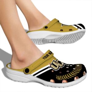 Custom UCF Knights Baseball Motif Crocs High quality