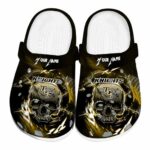 Custom UCF Knights Gothic Skull Crocs Best selling
