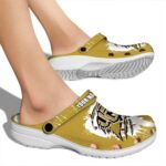 Custom UCF Knights Splash Motif Background Crocs Best selling