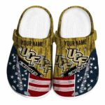 Custom UCF Knights Star Spangled Side Pattern Crocs Best selling