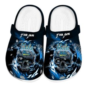 Custom UCLA Bruins Gothic Skull Crocs Best selling
