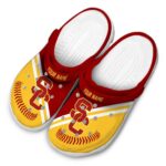 Custom USC Trojans Baseball Motif Crocs Best selling