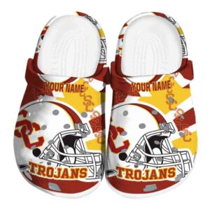 Custom USC Trojans Football Helmet Crocs Best selling