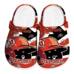 Custom Utah Utes Baseball Helmet Crocs Best selling