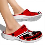 Custom Utah Utes Football Motif Crocs Best selling