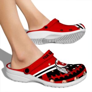 Custom Utah Utes Football Motif Crocs High quality