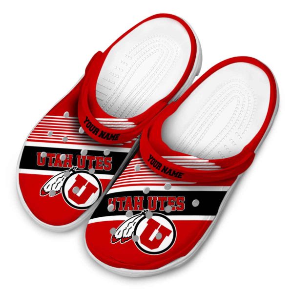 Custom Utah Utes Vibrant Dual Tone Crocs Trendy