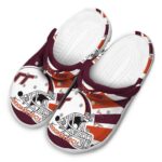 Custom Virginia Tech Hokies Football Helmet Crocs Best selling