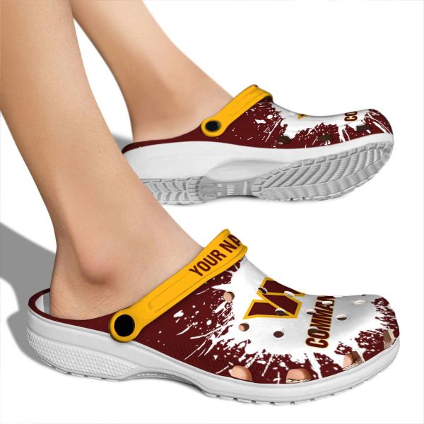 Custom Washington Commanders Splash Art Crocs High quality