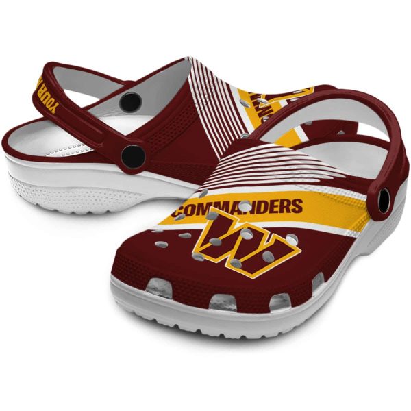 Custom Washington Commanders Vibrant Dual Tone Crocs Latest Model