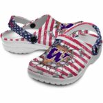 Custom Washington Huskies Freedom Splinter Crocs Best selling