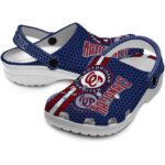 Custom Washington Nationals Contrasting Stripes Crocs Best selling