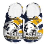 Custom West Virginia Mountaineers Football Helmet Crocs Best selling