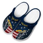 Custom West Virginia Mountaineers Star Spangled Side Pattern Crocs Best selling