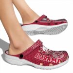 Customized Alabama Crimson Tide Contrasting Stripes Crocs Best selling