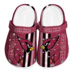 Customized Arizona Cardinals Contrasting Stripes Crocs Best selling