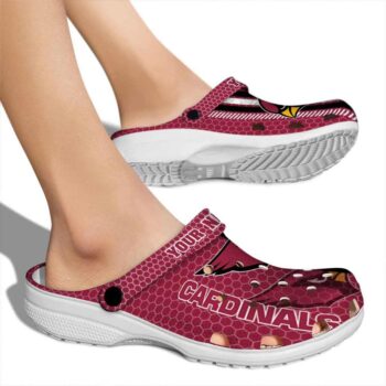 Customized Arizona Cardinals Contrasting Stripes Crocs High quality