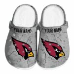 Customized Arizona Cardinals Cracked Texture Crocs Best selling