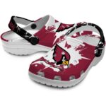 Customized Arizona Cardinals Splatter Pattern Crocs Best selling