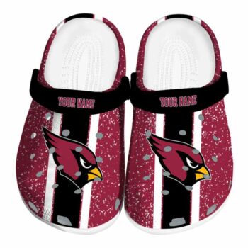 Customized Arizona Cardinals Vertical Stripes Crocs Best selling