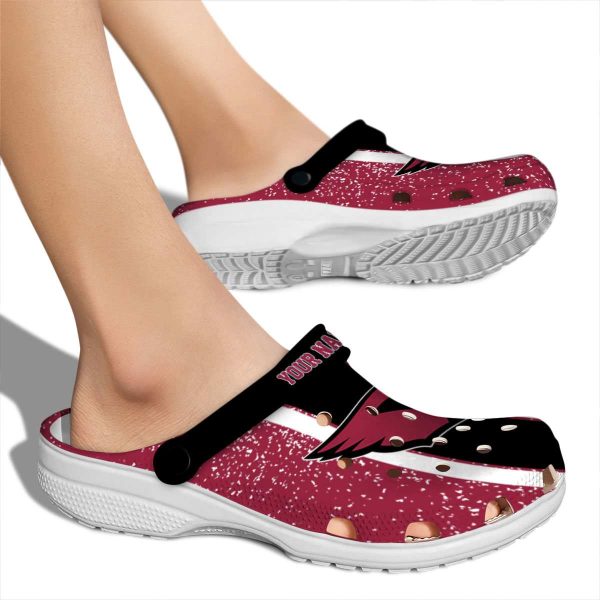 Customized Arizona Cardinals Vertical Stripes Crocs High quality