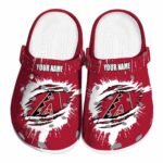 Customized Arizona Diamondbacks Splash Motif Background Crocs Best selling