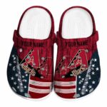Customized Arizona Diamondbacks Star Spangled Side Pattern Crocs Best selling