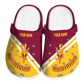 Customized Arizona State Sun Devils Baseball Motif Crocs Best selling