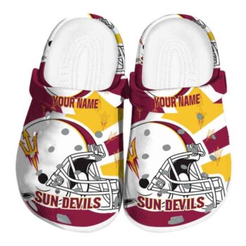 Customized Arizona State Sun Devils Football Helmet Crocs Best selling