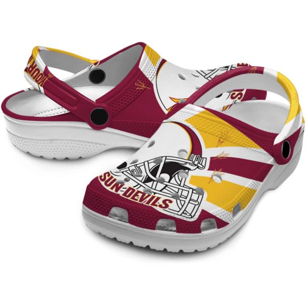 Customized Arizona State Sun Devils Football Helmet Crocs Latest Model