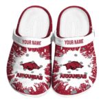 Customized Arkansas Razorbacks Splash Art Crocs Best selling