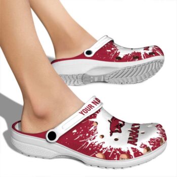 Customized Arkansas Razorbacks Splash Art Crocs High quality