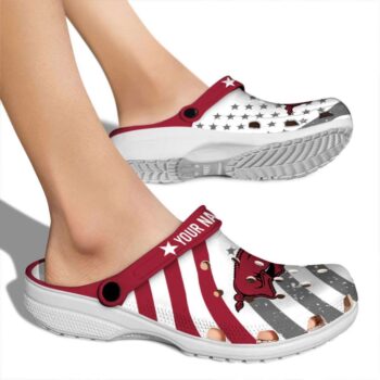 Customized Arkansas Razorbacks Star Spangled Graphic Crocs High quality