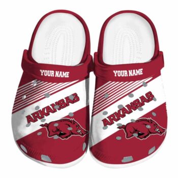 Customized Arkansas Razorbacks Vibrant Dual Tone Crocs Best selling
