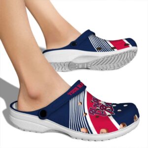Customized Atlanta Braves Vibrant Dual Tone Crocs High quality