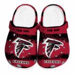 Customized Atlanta Falcons Paint Splatter Graphics Crocs Best selling