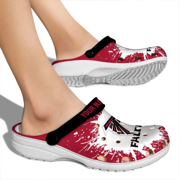 Customized Atlanta Falcons Splash Art Crocs High quality