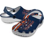 Customized Auburn Tigers Contrasting Stripes Crocs Best selling