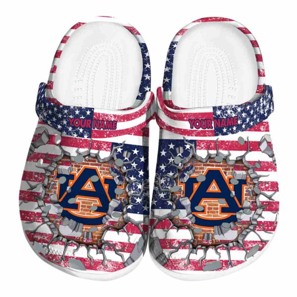 Customized Auburn Tigers Freedom Splinter Crocs Best selling