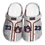 Customized Auburn Tigers Pinstripe Pattern Crocs Best selling