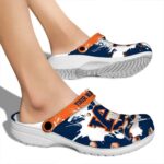 Customized Auburn Tigers Splatter Pattern Crocs Best selling