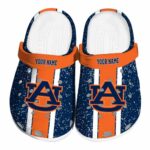 Customized Auburn Tigers Vertical Stripes Crocs Best selling